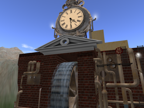 water wheel clock tower_004